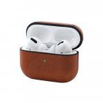 Wholesale Airpod Pro PU Leather Cover Skin for Airpod Pro Charging Case (Brown)